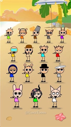 Dance Animation with Sprunki#dancechallenge #burnicedance #danceanime
