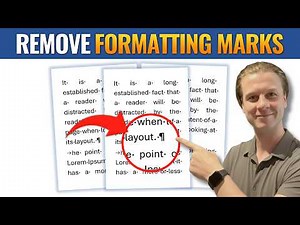 How To Remove Formatting Mark in Word