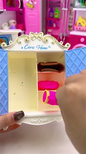 Frozen Elsa Princess Furniture House Time Relaxing Toy Unboxing & ASMR #shorts