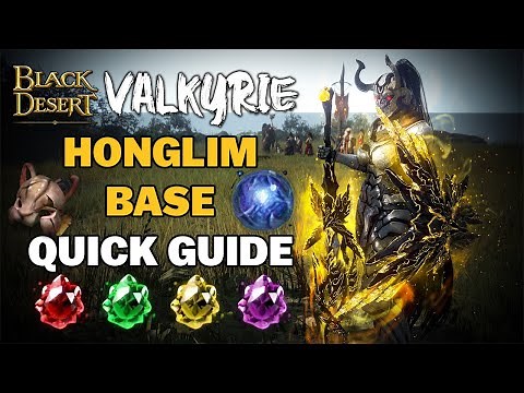 BDO | Valkyrie Awakening: The Ultimate PvE Guide for Honglim Base! | Quick Guide
