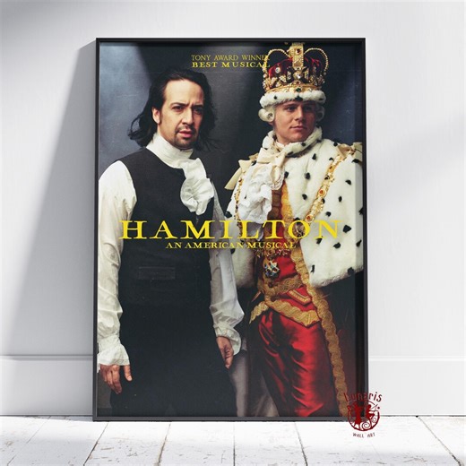 Hamilton Poster | Alexander Hamilton Wall Art | Unframed Canvas Print | Gift Movie Poster - Etsy