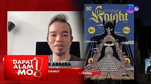 4.4K views · 88 reactions | Pinoy na napiling gumawa ng DC comics cover, kilalanin! Mapapa-hashtag proudly Filipino na naman tayo dahil isang Pinoy ang gumawa ng pangalan sa international scene. Napili lang naman si Manix Abrera na gumawa ng kaniyang kauna-unahang DC comics cover sa “Batman: The Knight”! Panoorin ang video. | Dapat Alam Mo | GMA Public Affairs | Facebook