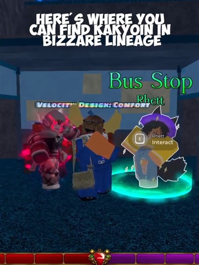 How to find Kakyoin for The Hierophant Perk in #bizzarelineage #roblox #fyp