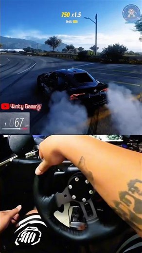 Day 1 off drift Toyota Supra GR vs Logitech G29 #wintygaming #forzahorizon5 #toyotasupra #toyota