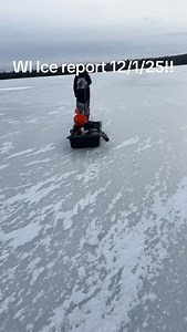 1.9K views · 262 reactions | Wisconsin ice report. We got ice!! #outdoors #fishing #reels #wisconsin #icefishing #hardwater #ice #fish #ice season | Aidanb Outdoors | Facebook