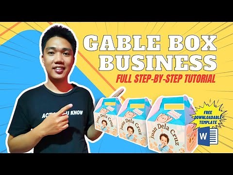 Gable Box for Kids Party | Free Template | DIY Print & Craft Tutorials by LJ Prints