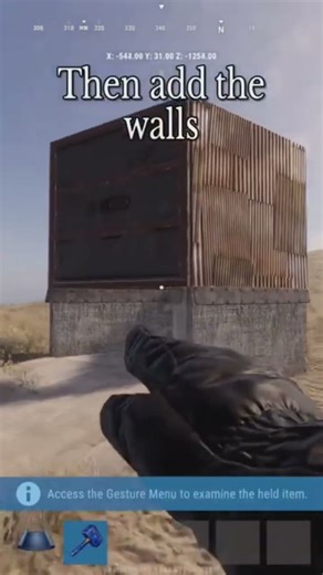 How to build a simple triangle ceiling bunker.