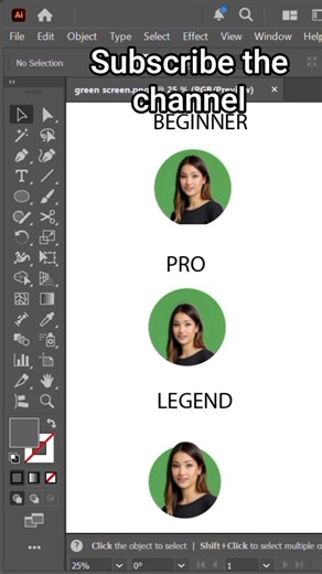 How to Place Image inside Shape in Illustrator (Beginner to Legend) #Shorts