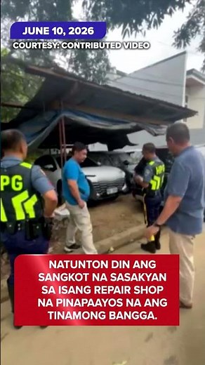 SOTD: SUV driver sa insidente ng hit-and-run sa SLEX, sumuko sa HPG
