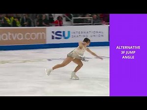 Alysa Liu 3F Extreme Prerotation, and Full Blade Assist | Bad Jumps and A beat