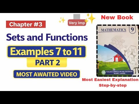 Class 9th Math Exercise 3.3 Examples | 9th Maths Unit 3 Examples 7-11 | Maths Grade 9th Examples