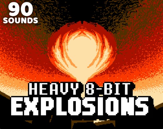 Heavy 8bit Explosions Sounds (Free) by Levi Vilas Boas