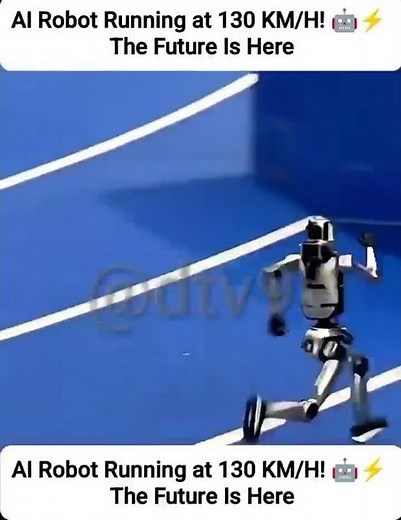 AI Robot Running at 130 KM/H! 🤖⚡ The Future Is Here