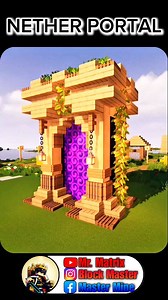 Nether Portal 🤯 #minecraft | Master Mine