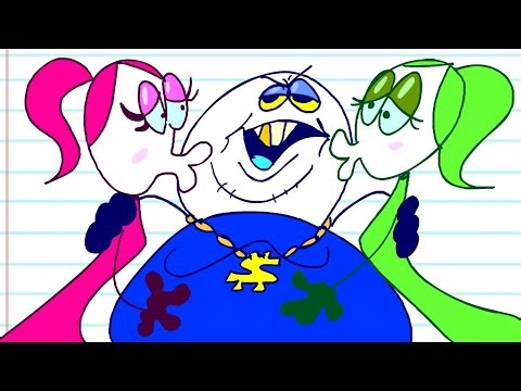 "Sign Language" Pencilmate Tries to Get Rich | Pencilmation Cartoons!