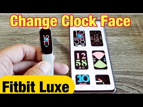 Fitbit Luxe: How to Change Clock Face (watch face)