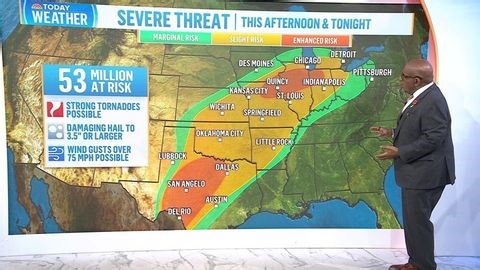Millions Brace for Severe Storms From Southern Plains to Midwest | Haystack News