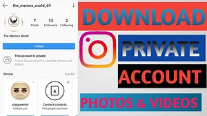 How to download instagram videos from private accounts