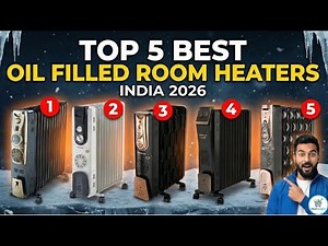 Top 5 Best Oil Filled Room Heaters in India 2026 | Silent & Family Safe Heaters 🔥