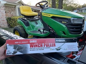John Deere S100 Mower Back in Action