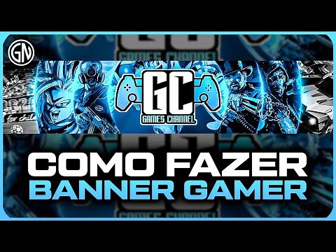🔥 COMO FAZER UM BANNER GAMER PARA CANAL DO YOUTUBE PELO CELULAR ANDROID