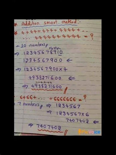 Addition tricks of numbers #shorts