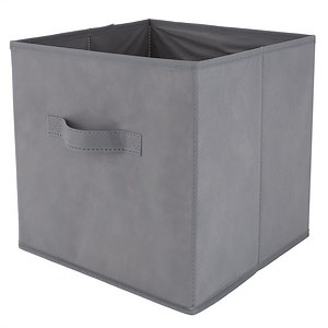 Simplify Collapsible Fabric Storage Cube in Grey
