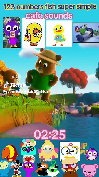 123 Numbers Fish Cafe Sounds for Kids