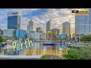 Perth City Centre, Western Australia - 4K Ambient Walk