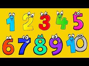 Learn Numbers 1 to 10 for Kids | Fun Counting Cute Cartoon Numbers