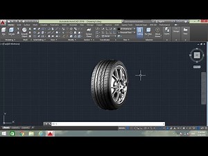 How to make car wheel in Autocad !! Autocad (हिन्दी) tutorial