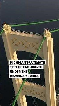 Michigan's ultimate endurance test under the Mackinac Bridge