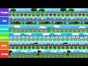 Sprunki Parodybox Mix Sprunki Swap vs Pyramixed vs Sprunksters vs Retake vs Scrunkly in Incredibox