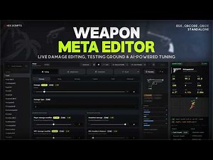 FiveM Weapon Meta Editor | AI Assistant | Real-time XML | Onex Scripts