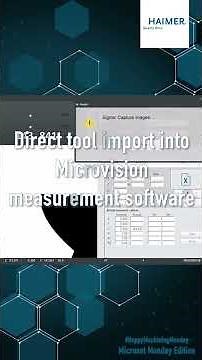 MicrosetMonday: Integration of Mazak STM and HAIMER Microset