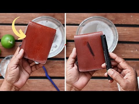 how to remove permanent marker from leather things Cleaning solutions