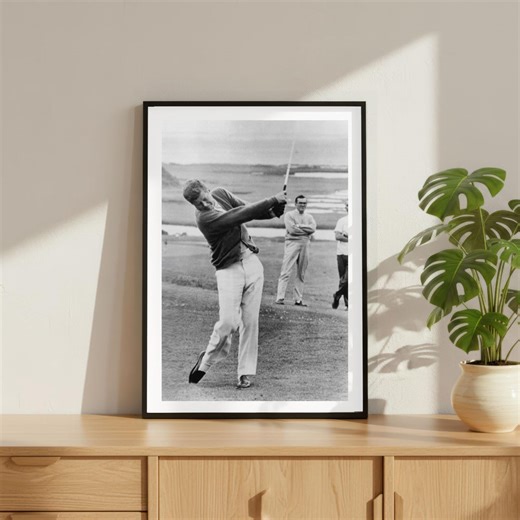 Vintage John F. Kennedy Golf Swing Print, JFK Icon Legend Poster, Fine Art Photography Wall Art, Black and White President USA Decor - Etsy