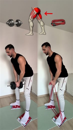 Effective Lower Body Workout with Dumbbells and Bands