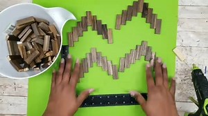 I love the unique design of this tray! Grab some Tumbling Tower Blocks and create this gem! | She So CraftDee