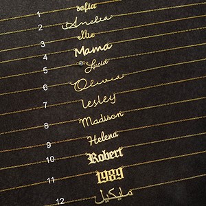 Personalized Name Necklaces, Personalized Names Necklace, Script Name Necklaces, Mothers Day Gift, Gift for Her, Sterling Silver Necklace - Etsy