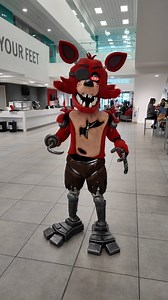 Finally, the reveal! 🦊 I think this will continue to be a project I go back and upgrade. But for my first try on with this many self-taught animatronics. I'm happy. thanks for all your support through this project 🙏 on to the next 😈 #foxy #fivenightsatfreddysmovie #fivenightsatfreddys @blumhouse @jimhensonscreatureshop | LittleJem