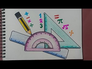 National Mathematics Day drawing poster || ( Very Easy ) step by step