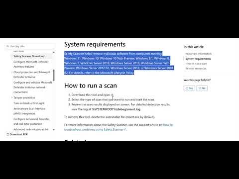 Microsoft Safety Scanner 1.443.1115.0 Free Download