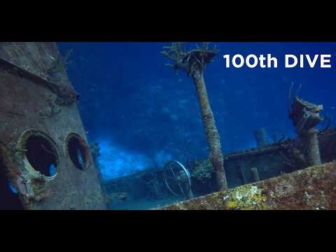 USS Kittiwake Wreck Dive | Cayman 4K 2025 + Liz’s 100th Dive 🎉