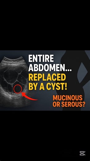 Entire abdomen...replaced by a cyst.‎