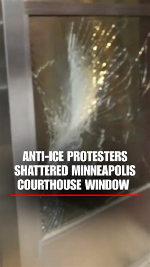 Fox News on Instagram: "'ICE OUT NOW': A crowd bangs on the Minneapolis Courthouse just hours after a woman was fatally shot by an ICE agent."