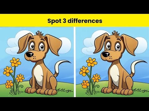 Find the 3 differance puzzle... #challenge #different
