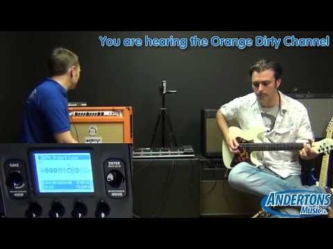 Line 6 POD HD500X - 4 Cable Method with Orange Rockerverb 50 MkII