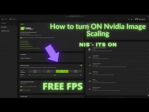How to enable Nvidia Image Scaling | NIS | using GeForce Experience