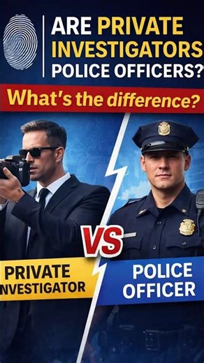 What Separates a Cop From a Private Investigator #shorts #police #detective